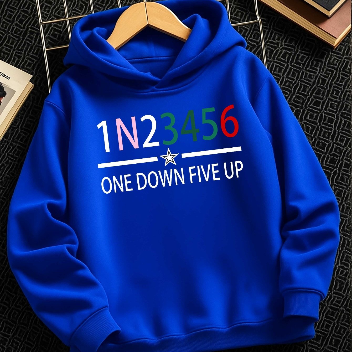 Motorcycle Gear Hoodie - Gear shift pattern motorcycle rider text