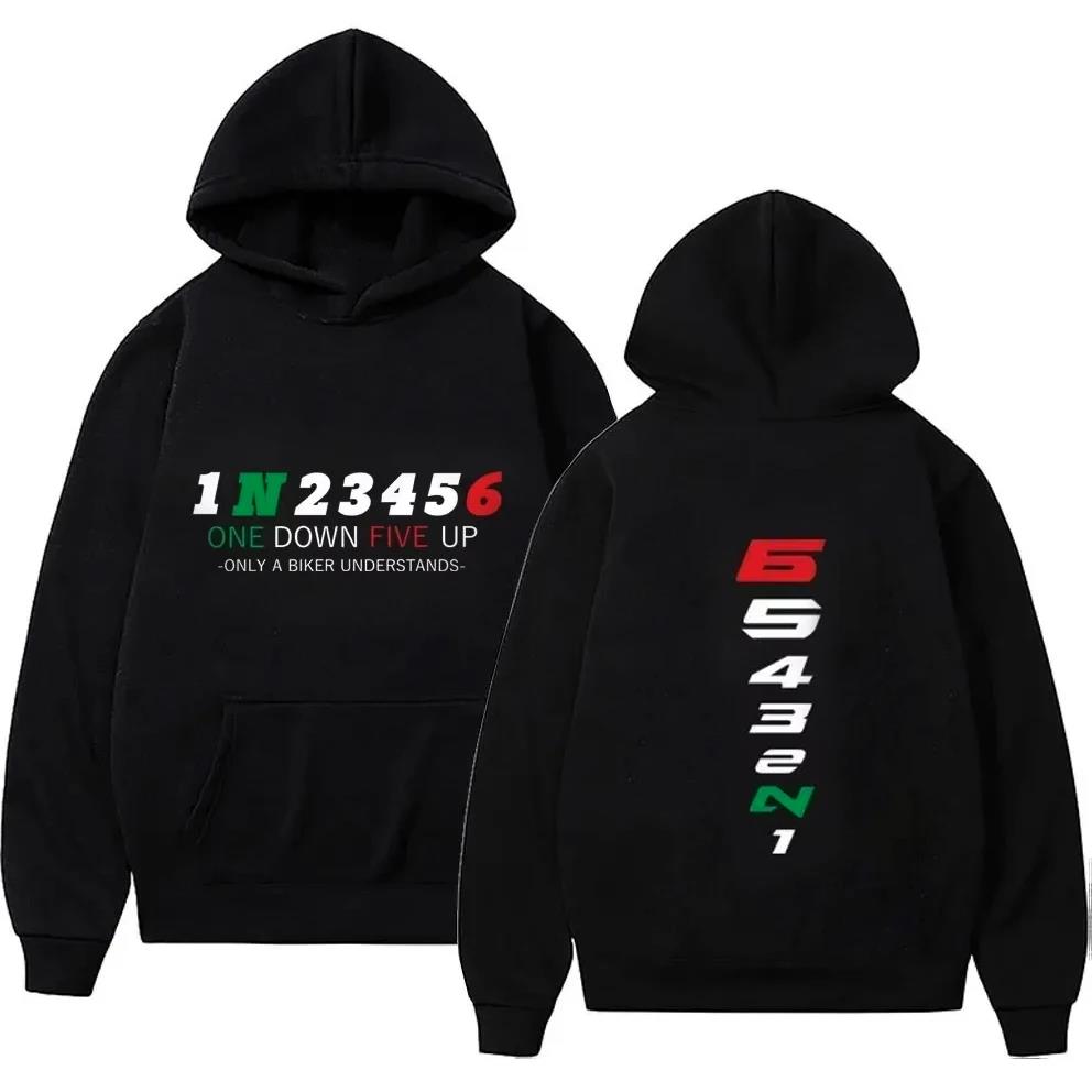 Motorcycle Gear Hoodie - Men's Hoodies male Pullover Clothing Oversized