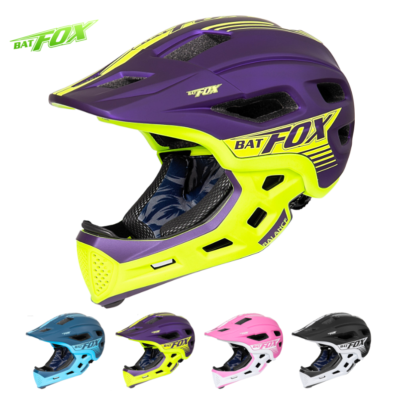 BATFOX Children Cycling Helmet - Motorcycle Gear Kids ulasan dan harga