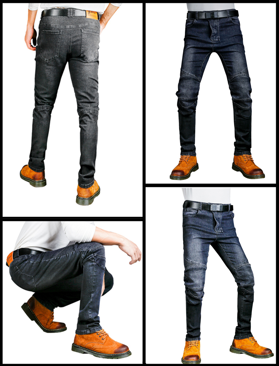 Motorcycle Jeans Men Blue Dirt - Motorcycle Gear Blue ulasan dan harga
