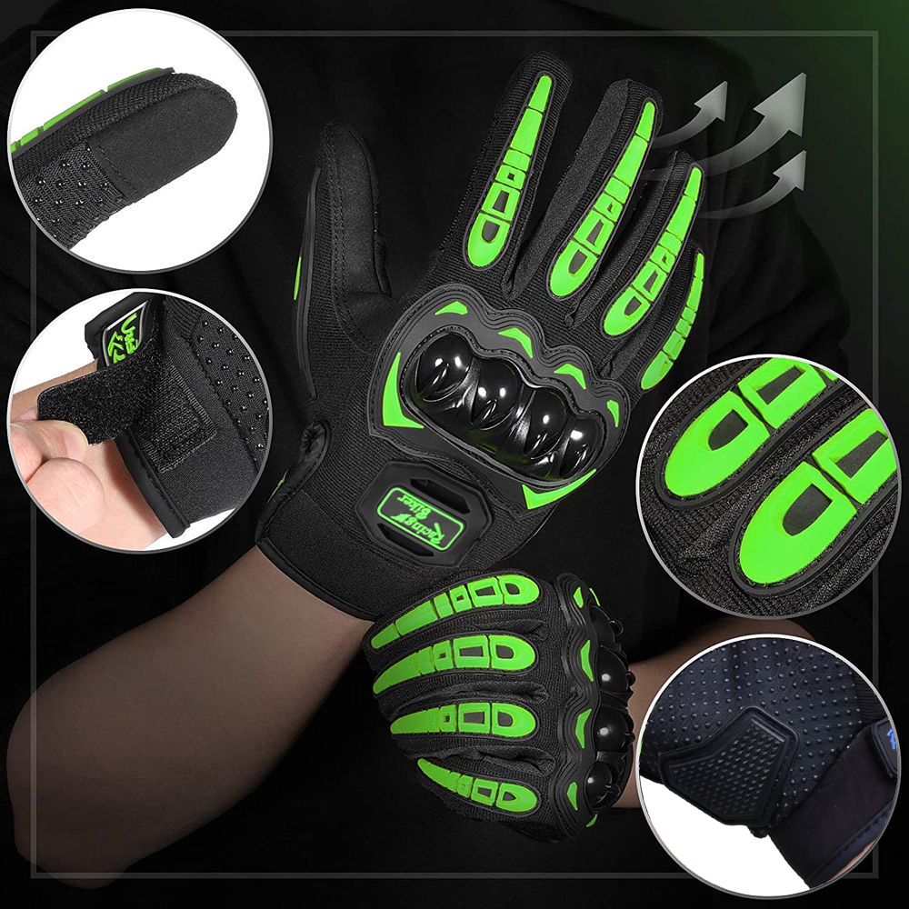 Motorcycle Racing Gloves Men S - Motorcycle Gear Blue ulasan dan harga