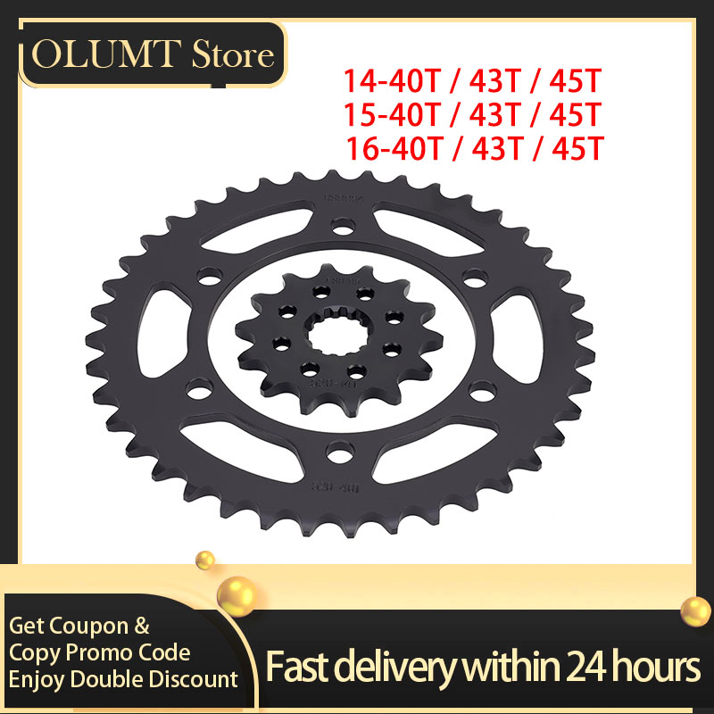 520 Chain 14T 15T 16T 43T 45T  - Motorcycle Gear Usa ulasan dan harga