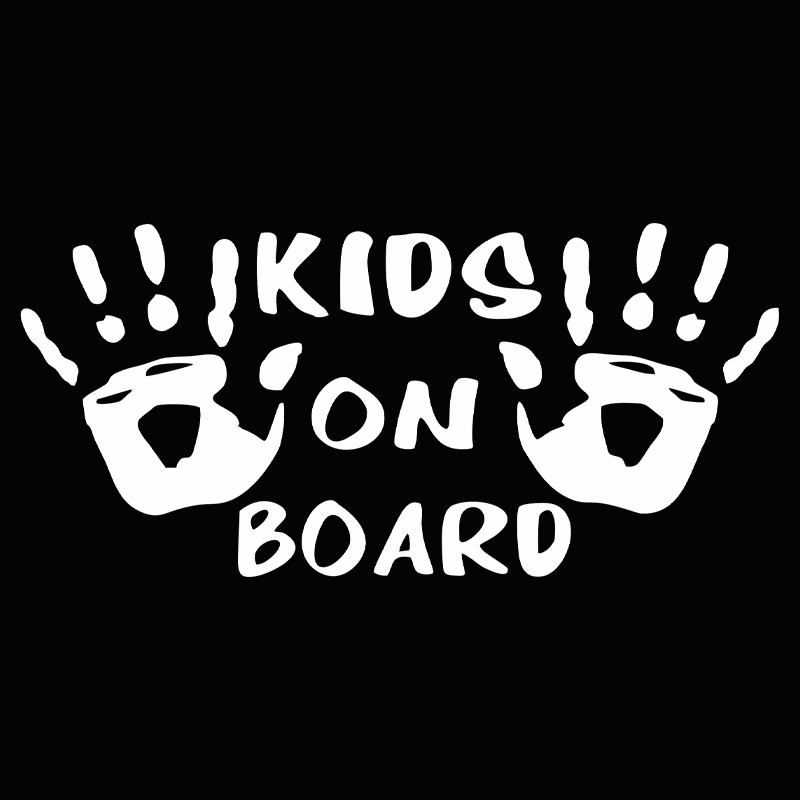 3D Car Sticker KIDS ON BOARD C - Motorcycle Gear Kids ulasan dan harga