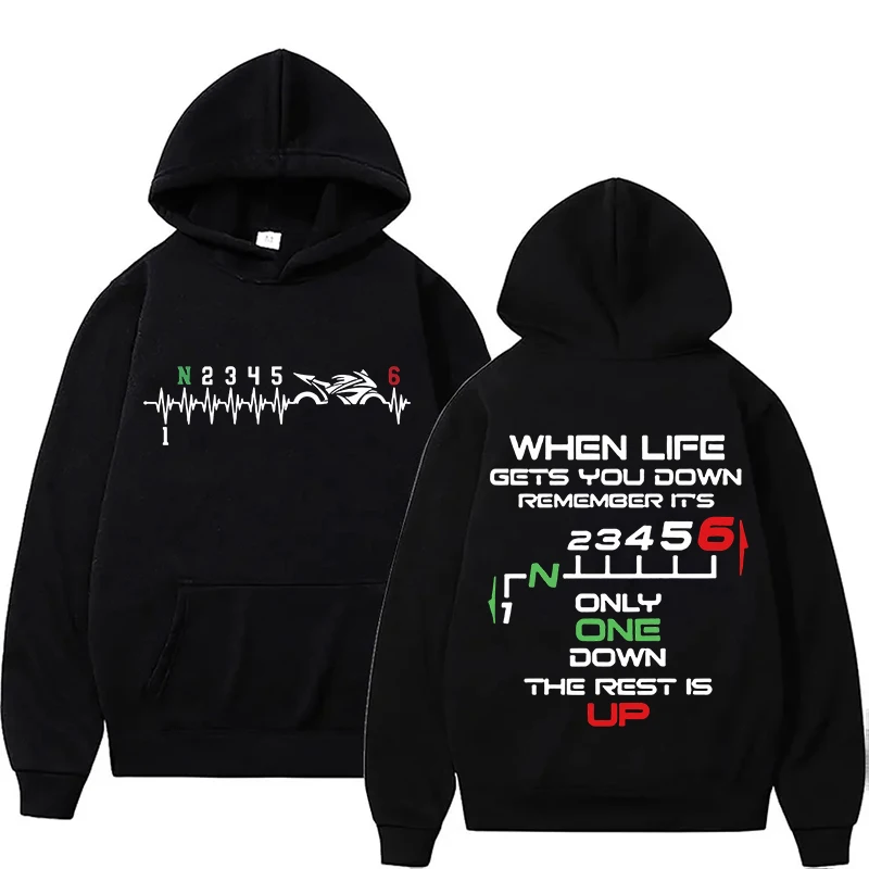 New 1N23456 Motorcycle Gear Bi - Motorcycle Gear Hoodie ulasan dan harga