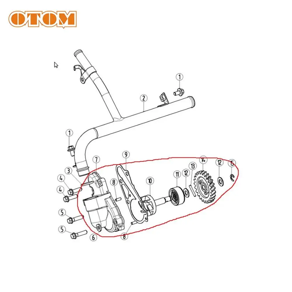 OTOM Complete Water Pump Mecha - Motorcycle Gear Oil ulasan dan harga