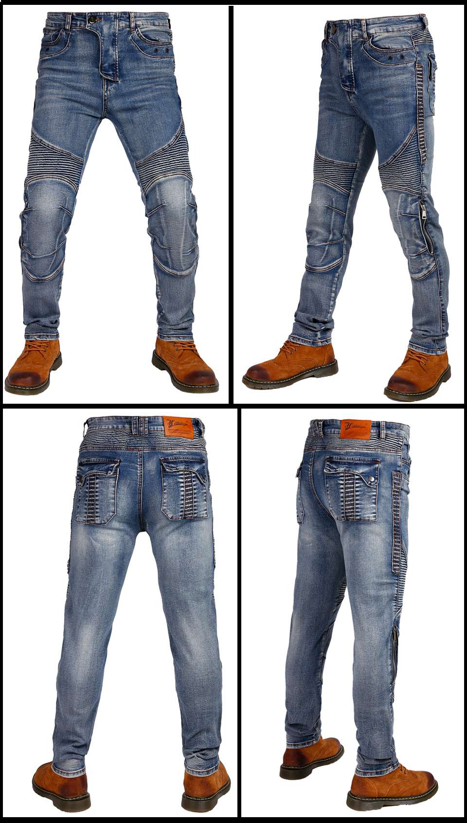 Motorbike Trousers spring and  - Motorcycle Gear Blue ulasan dan harga