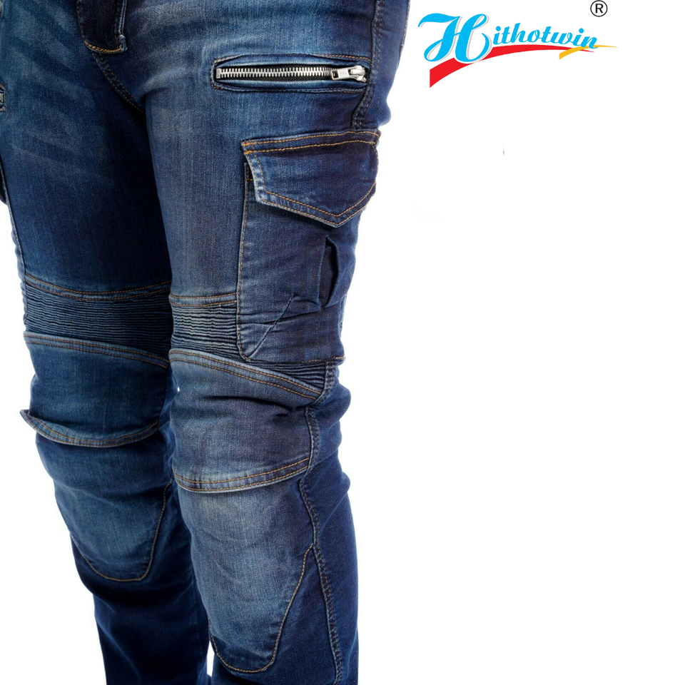 Men Motorcycle Jeans Protectiv - Motorcycle Gear Blue ulasan dan harga
