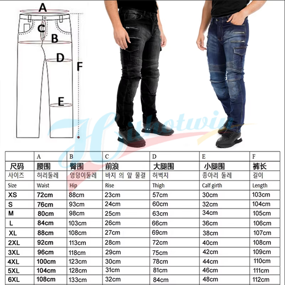 Men Motorcycle Jeans Protectiv - Motorcycle Gear Blue ulasan dan harga