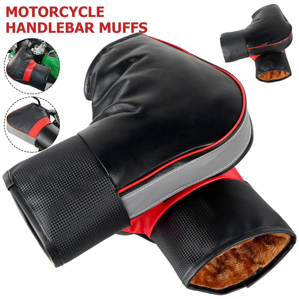 1Pair Motorcycle Handlebar Muf - Motorcycle Gear For Winter ulasan dan harga