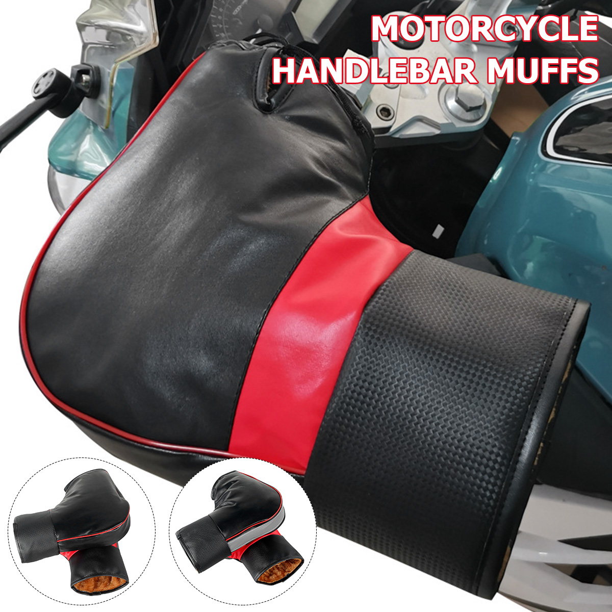 1Pair Motorcycle Handlebar Muf - Motorcycle Gear For Winter ulasan dan harga