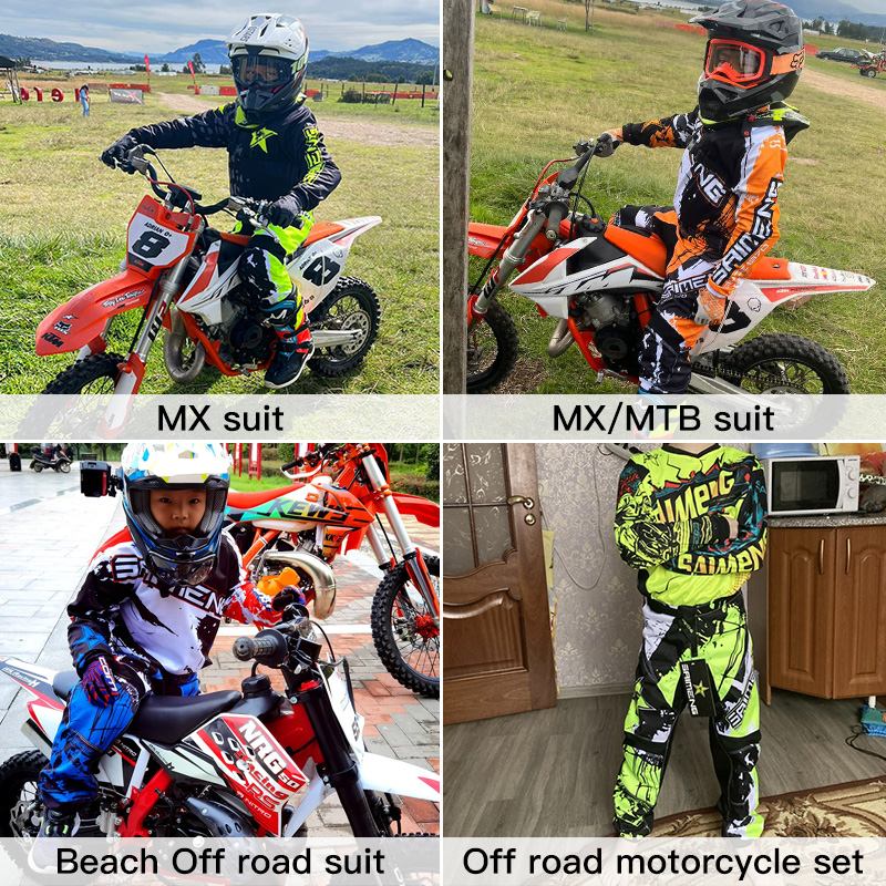 Motocross Gear Set for Kids 20 - Motorcycle Gear Kids ulasan dan harga