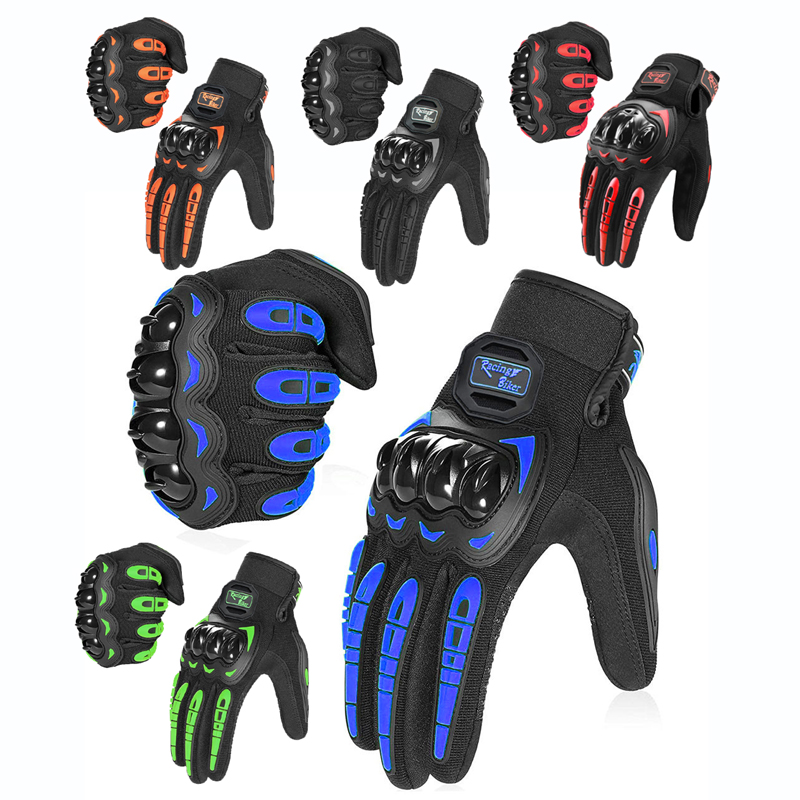 Motorcycle Racing Gloves Fall  - Motorcycle Gear Blue ulasan dan harga