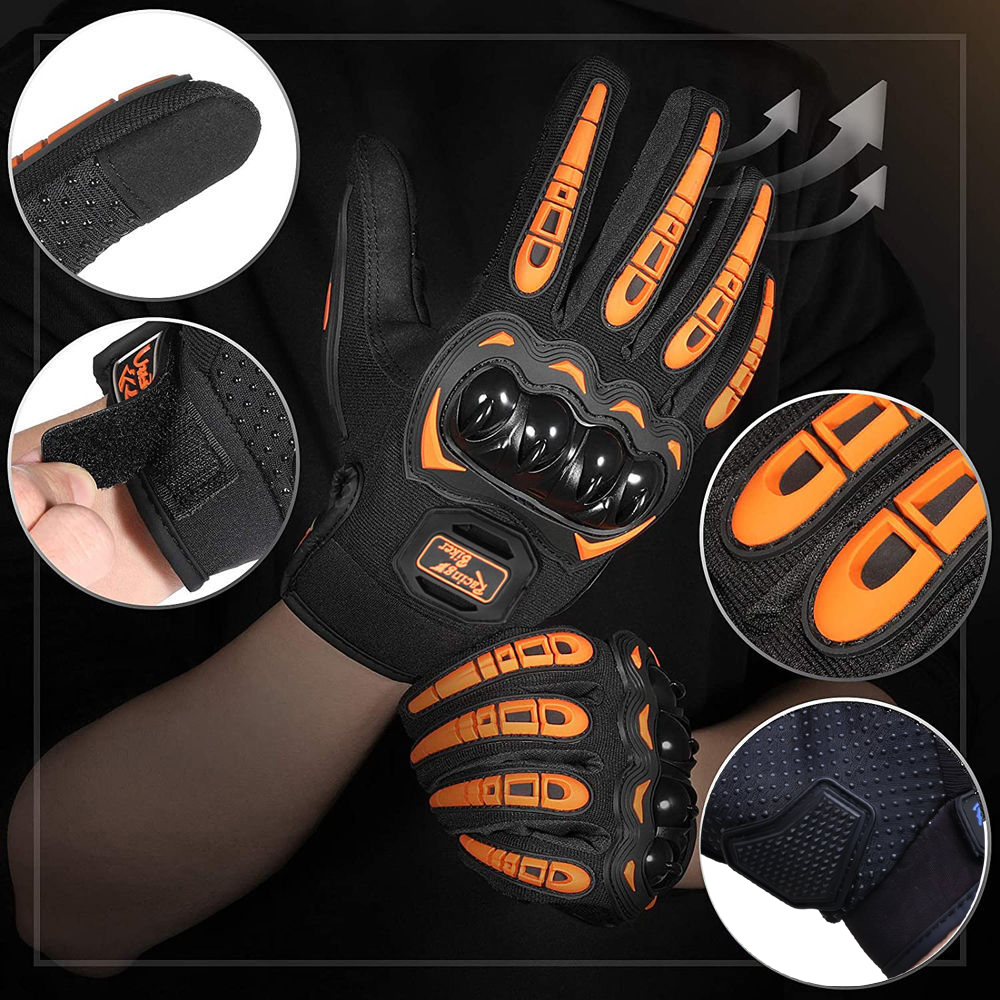 Motorcycle Racing Gloves Fall  - Motorcycle Gear Blue ulasan dan harga