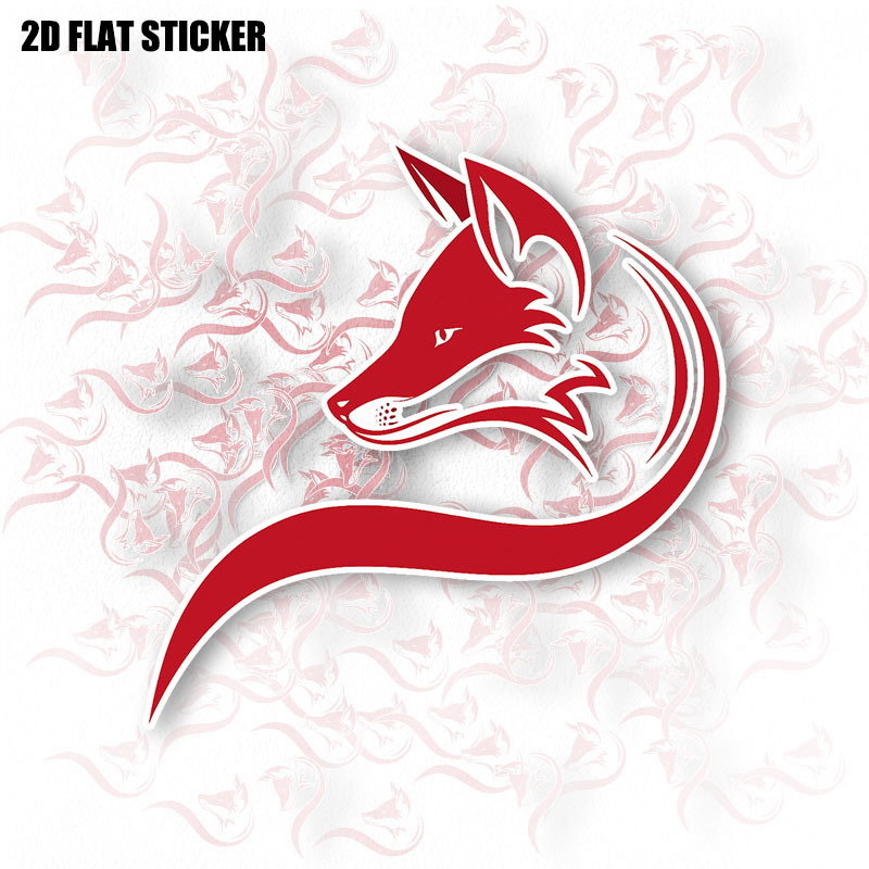1pc Stylish Fox Anime Vinyl St - Motorcycle Gear Fox ulasan dan harga