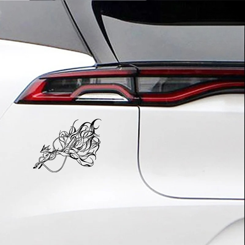 Nine Tailed Fox Car Sticker Sc - Motorcycle Gear Fox ulasan dan harga