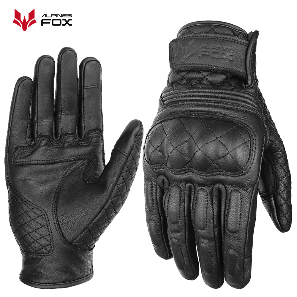 Retro Motorcycle Gloves Real L - Motorcycle Gear Fox ulasan dan harga