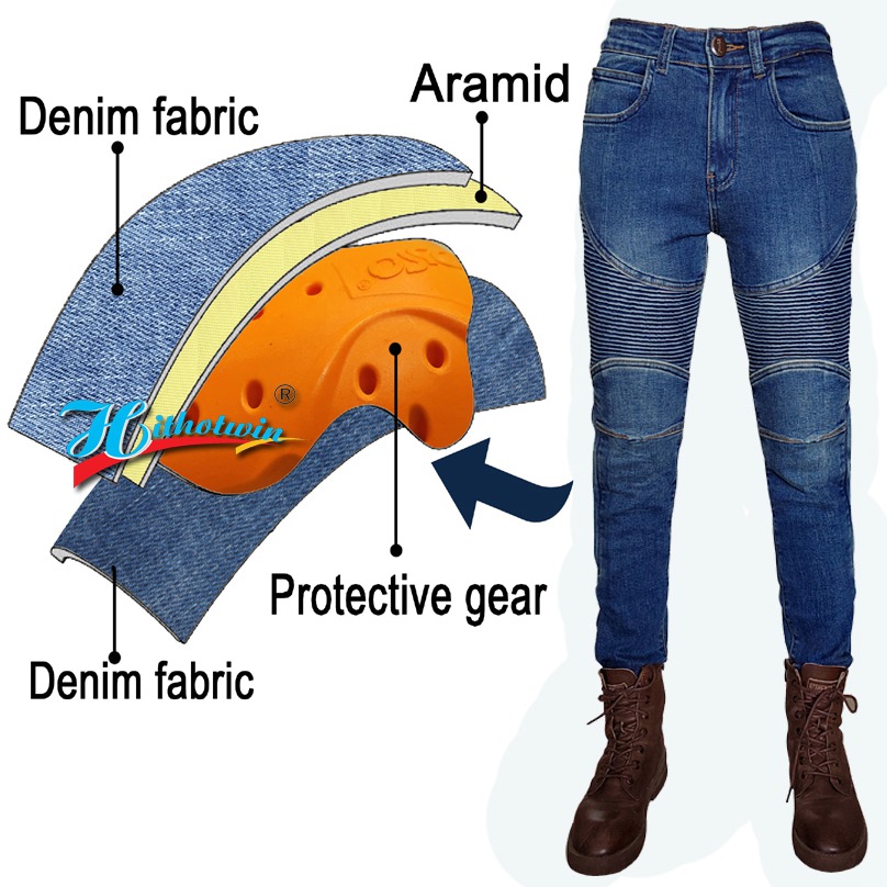 Women's motorcycle jeans Kevla - Motorcycle Gear Blue ulasan dan harga